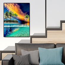 Charger l&#39;image dans la galerie, Paysage - diamant rond complet - 30x40cm
