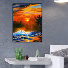 Charger l&#39;image dans la galerie, Paysage - diamant rond complet - 30x40cm
