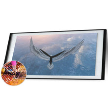 Charger l&#39;image dans la galerie, Aigle - diamant rond complet - 80x30cm
