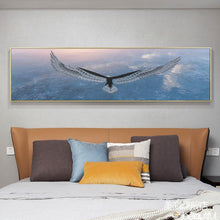 Charger l&#39;image dans la galerie, Aigle - diamant rond complet - 80x30cm
