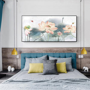 Lotus - diamant rond complet - 100x50cm