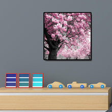 Charger l&#39;image dans la galerie, Cerisier - diamant rond complet - 30x30cm

