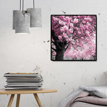 Charger l&#39;image dans la galerie, Cerisier - diamant rond complet - 30x30cm
