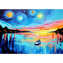 Charger l&#39;image dans la galerie, Impressionniste - diamant rond complet - 30x40cm
