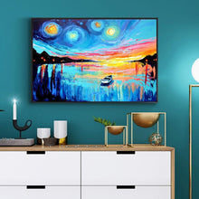 Charger l&#39;image dans la galerie, Impressionniste - diamant rond complet - 30x40cm
