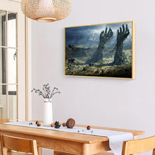 Charger l&#39;image dans la galerie, Mains - diamant rond complet - 40x30cm
