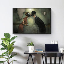 Charger l&#39;image dans la galerie, Kiss love - diamant rond complet - 40x30cm
