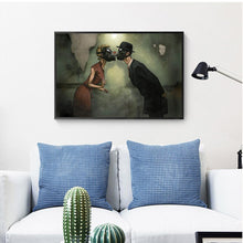 Charger l&#39;image dans la galerie, Kiss love - diamant rond complet - 40x30cm
