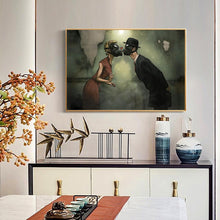 Charger l&#39;image dans la galerie, Kiss love - diamant rond complet - 40x30cm
