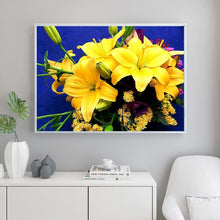 Charger l&#39;image dans la galerie, Chambre de fleurs - diamant rond complet - 40x30cm
