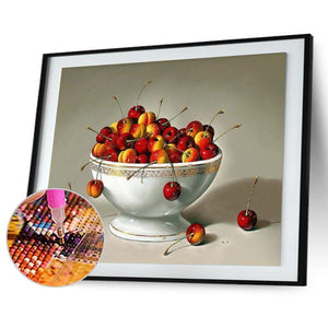 Nature morte livig chambre - diamant rond complet - 40x30cm