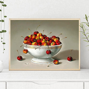 Nature morte livig chambre - diamant rond complet - 40x30cm