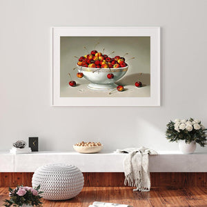 Nature morte livig chambre - diamant rond complet - 40x30cm