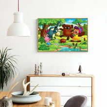 Charger l&#39;image dans la galerie, Dessin animé - diamant rond complet - 40x30cm
