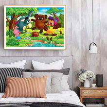 Charger l&#39;image dans la galerie, Dessin animé - diamant rond complet - 40x30cm
