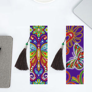 2pcs Papillon-DIY Diamond Painting signet