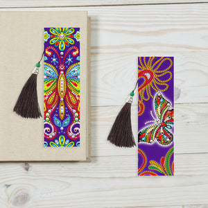 2pcs Papillon-DIY Diamond Painting signet