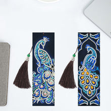 Charger l&#39;image dans la galerie, 2pcs paon-DIY Diamond Painting signet
