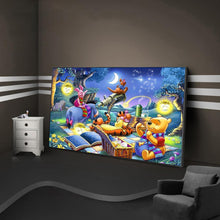 Charger l&#39;image dans la galerie, Ours - diamant rond complet - 60x40cm
