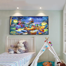 Charger l&#39;image dans la galerie, Ours - diamant rond complet - 60x40cm
