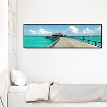 Charger l&#39;image dans la galerie, Chevalet de mer - diamant rond complet - 120x40cm
