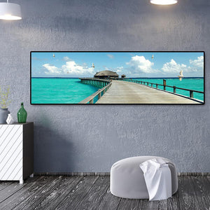 Chevalet de mer - diamant rond complet - 120x40cm