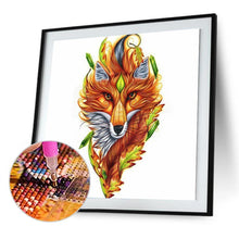 Charger l&#39;image dans la galerie, Renard - diamant rond complet - 30x30cm

