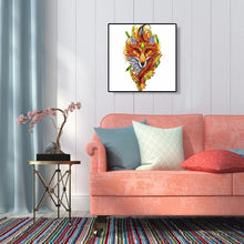 Charger l&#39;image dans la galerie, Renard - diamant rond complet - 30x30cm
