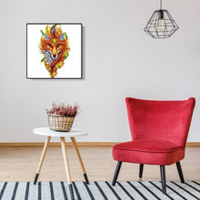 Charger l&#39;image dans la galerie, Renard - diamant rond complet - 30x30cm
