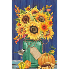 Charger l&#39;image dans la galerie, Tournesol - diamant rond complet - 30x40cm
