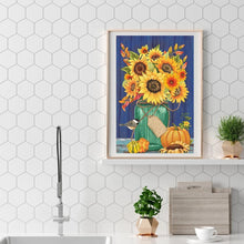 Charger l&#39;image dans la galerie, Tournesol - diamant rond complet - 30x40cm
