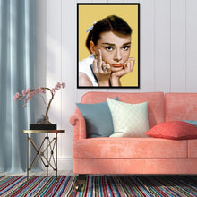 Charger l&#39;image dans la galerie, Hepburn - diamant rond complet - 30x40cm
