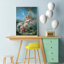 Charger l&#39;image dans la galerie, Figure de personnes - diamant rond complet - 30x40cm
