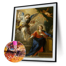 Charger l&#39;image dans la galerie, Figure de personnes - diamant rond complet - 30x40cm
