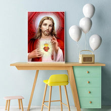 Charger l&#39;image dans la galerie, Hommes - diamant rond complet - 30x40cm
