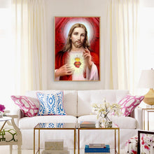 Charger l&#39;image dans la galerie, Hommes - diamant rond complet - 30x40cm
