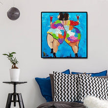 Charger l&#39;image dans la galerie, Femmes - diamant rond complet - 30x30cm
