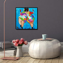 Charger l&#39;image dans la galerie, Femmes - diamant rond complet - 30x30cm
