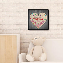 Charger l&#39;image dans la galerie, Love - diamant rond complet - 40x40cm
