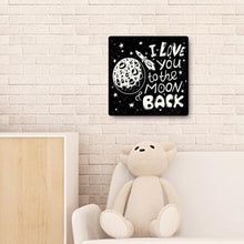 Charger l&#39;image dans la galerie, Word - diamant rond complet - 30x30cm
