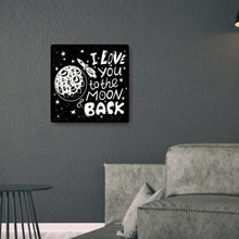 Charger l&#39;image dans la galerie, Word - diamant rond complet - 30x30cm
