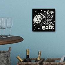 Charger l&#39;image dans la galerie, Word - diamant rond complet - 30x30cm
