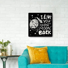 Charger l&#39;image dans la galerie, Word - diamant rond complet - 30x30cm
