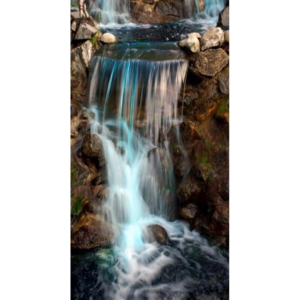 Chute d’eau - diamant rond complet - 45x85cm