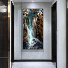 Charger l&#39;image dans la galerie, Chute d’eau - diamant rond complet - 45x85cm
