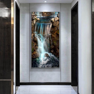 Chute d’eau - diamant rond complet - 45x85cm
