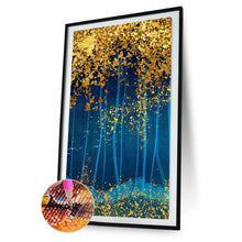 Charger l&#39;image dans la galerie, Paysage de bois - diamant rond complet - 45x85cm

