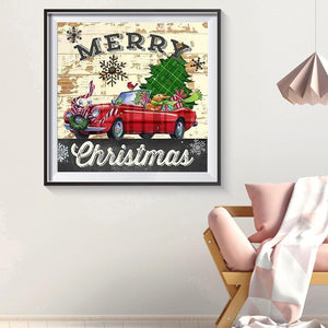 Noël - diamant rond complet - 30x30cm