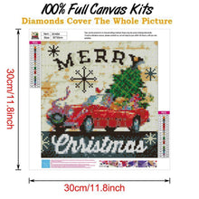 Charger l&#39;image dans la galerie, Noël - diamant rond complet - 30x30cm
