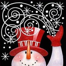 Charger l&#39;image dans la galerie, Noël - diamant rond complet - 30x30cm
